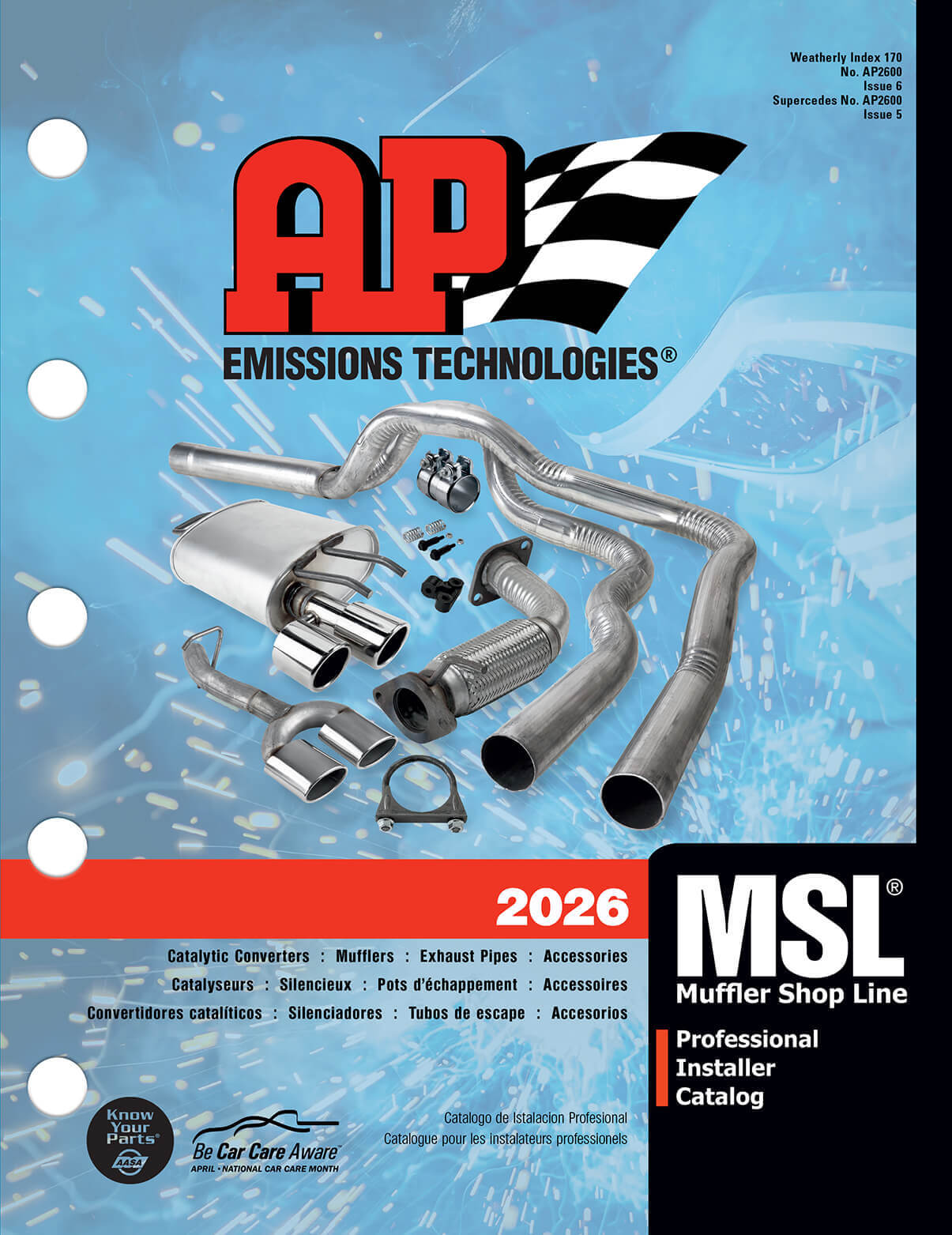 2026 Muffler Shop Line - Professional Installer Catalog